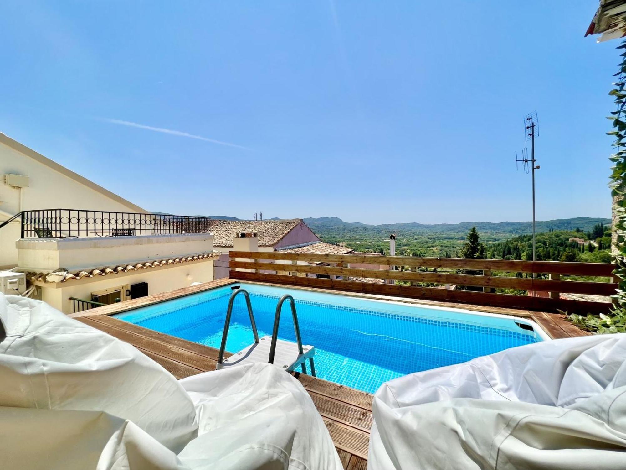 Casa Dolce With Private Plunge Pool By Dadovillas Agrafoi Kültér fotó
