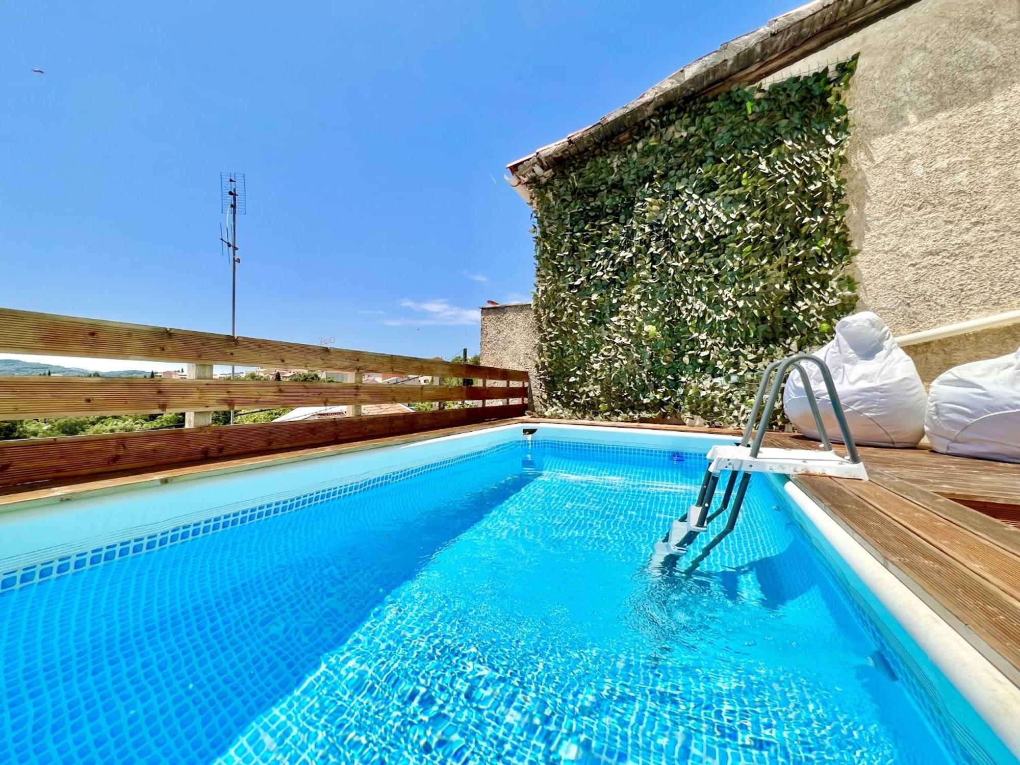 Casa Dolce With Private Plunge Pool By Dadovillas Agrafoi Kültér fotó